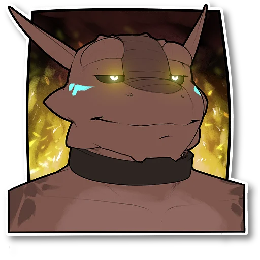 🔥 Стикер «Tank the Dragon» для Telegram