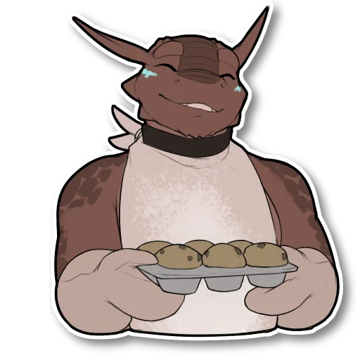 🍰 Стикер «Tank the Dragon» для Telegram