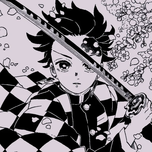 💜 Стикер «Kanao and Tanjiro» для Telegram