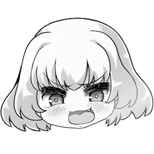 😜 Стикер «Girls und Panzer» для Telegram