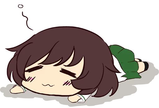😴 Стикер «Girls und Panzer» для Telegram