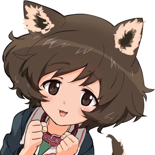😊 Стикер «Girls und Panzer» для Telegram