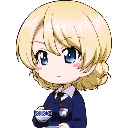 🙂 Стикер «Girls und Panzer» для Telegram