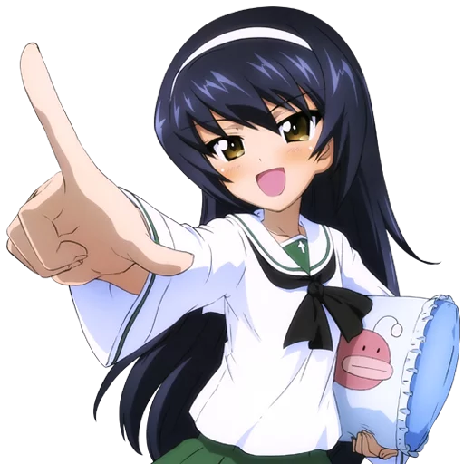 😃 Стикер «Girls und Panzer» для Telegram