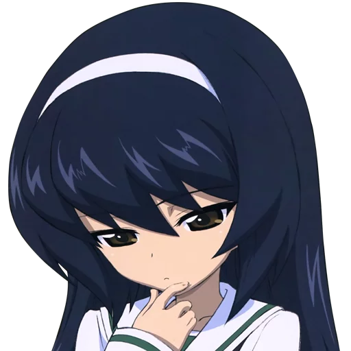 🤔 Стикер «Girls und Panzer» для Telegram