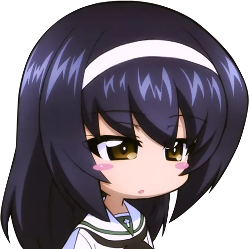 😮 Стикер «Girls und Panzer» для Telegram