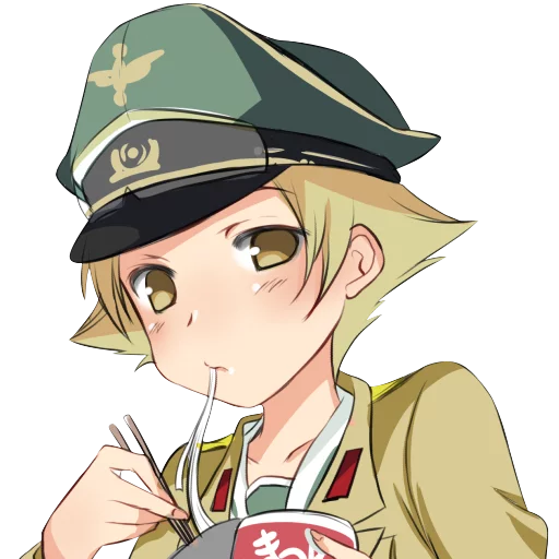 🍜 Стикер «Girls und Panzer» для Telegram