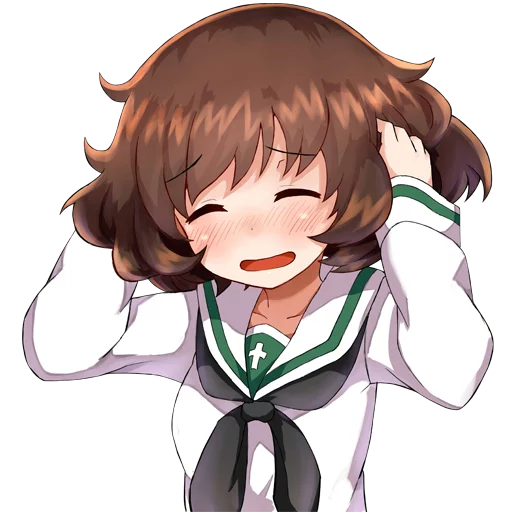 ☺️ Стикер «Girls und Panzer» для Telegram
