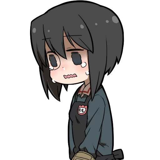 😭 Стикер «Girls und Panzer» для Telegram
