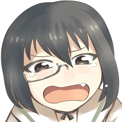 😭 Стикер «Girls und Panzer» для Telegram