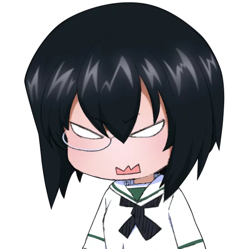 😠 Стикер «Girls und Panzer» для Telegram