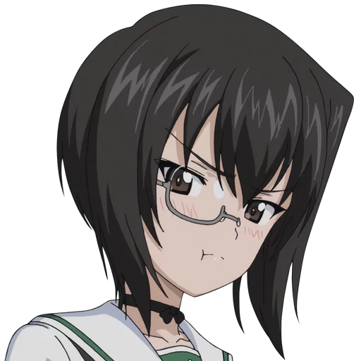 😤 Стикер «Girls und Panzer» для Telegram