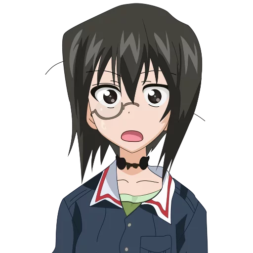 😧 Стикер «Girls und Panzer» для Telegram