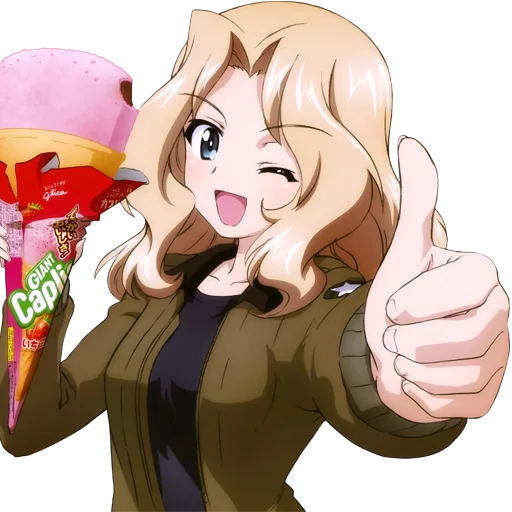 👍 Стикер «Girls und Panzer» для Telegram