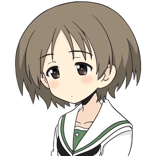 😶 Стикер «Girls und Panzer» для Telegram