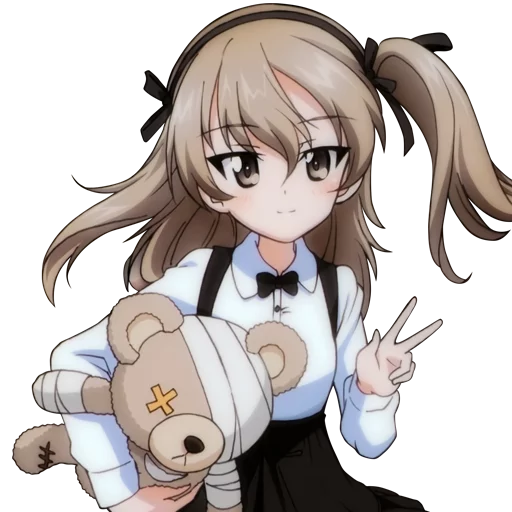 🙂 Стикер «Girls und Panzer» для Telegram