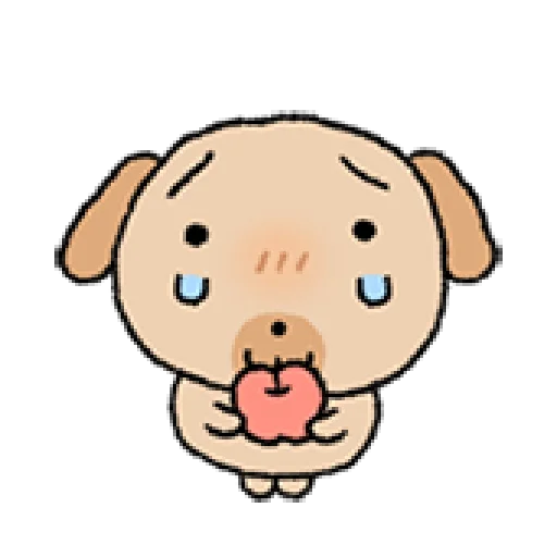 😢 Стикер «tanmoong puppy» для Telegram
