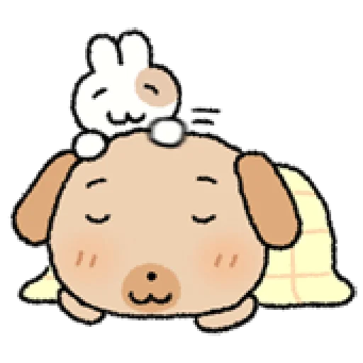 😴 Стикер «tanmoong puppy» для Telegram