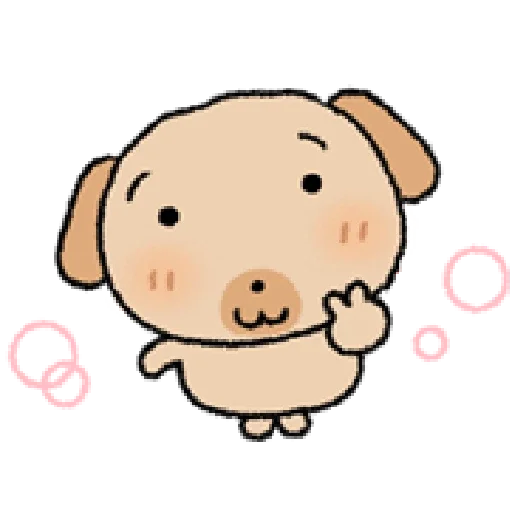 ✌️ Стикер «tanmoong puppy» для Telegram