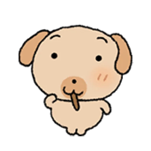 😀 Стикер «tanmoong puppy» для Telegram