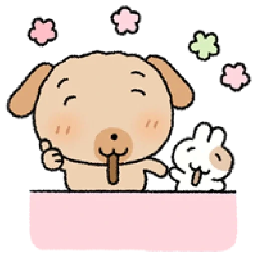 👍 Стикер «tanmoong puppy» для Telegram