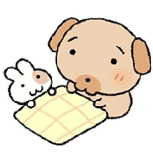 🛏️ Стикер «tanmoong puppy» для Telegram