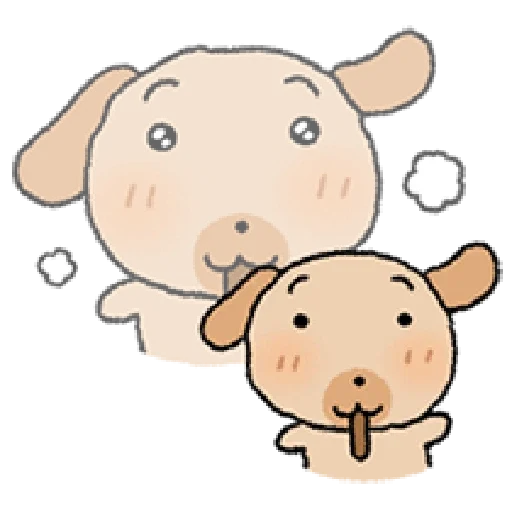 🥹 Стикер «tanmoong puppy» для Telegram