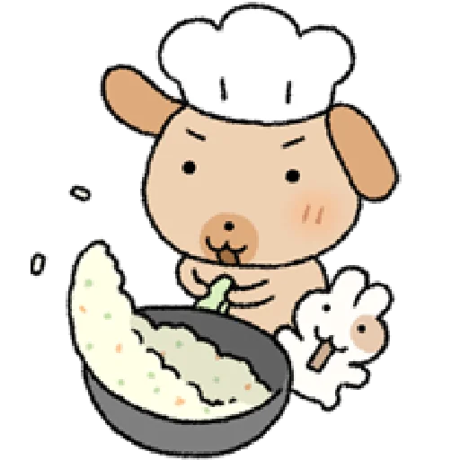 👩‍🍳 Стикер «tanmoong puppy» для Telegram