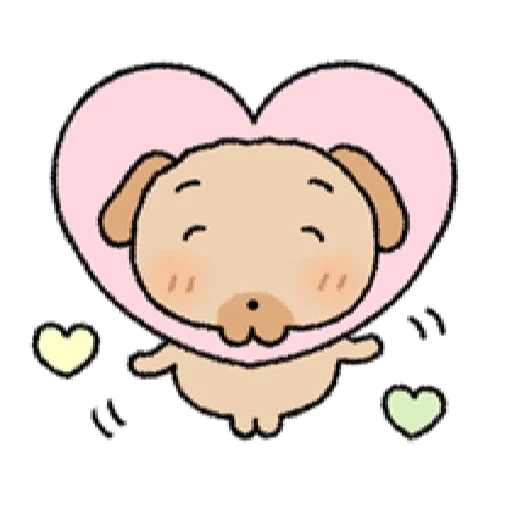 🩷 Стикер «tanmoong puppy» для Telegram