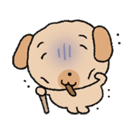 👴 Стикер «tanmoong puppy» для Telegram