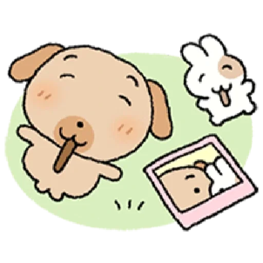 ☺️ Стикер «tanmoong puppy» для Telegram