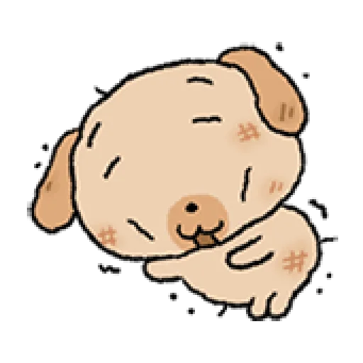 😵 Стикер «tanmoong puppy» для Telegram
