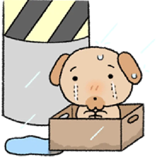 😭 Стикер «tanmoong puppy» для Telegram