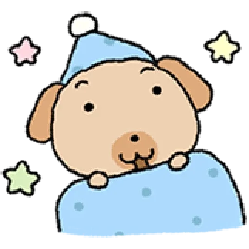 🛏️ Стикер «tanmoong puppy» для Telegram