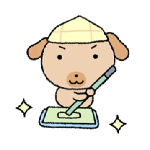 🧹 Стикер «tanmoong puppy» для Telegram