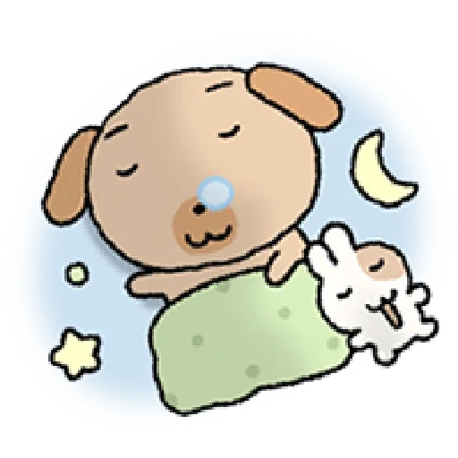 😴 Стикер «tanmoong puppy» для Telegram