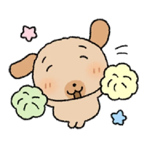 🥳 Стикер «tanmoong puppy» для Telegram