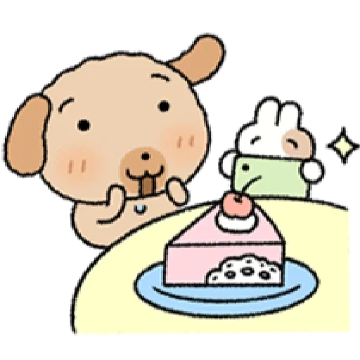 😋 Стикер «tanmoong puppy» для Telegram