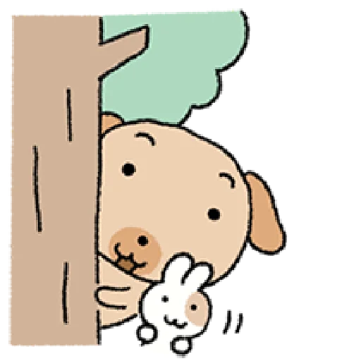 👀 Стикер «tanmoong puppy» для Telegram