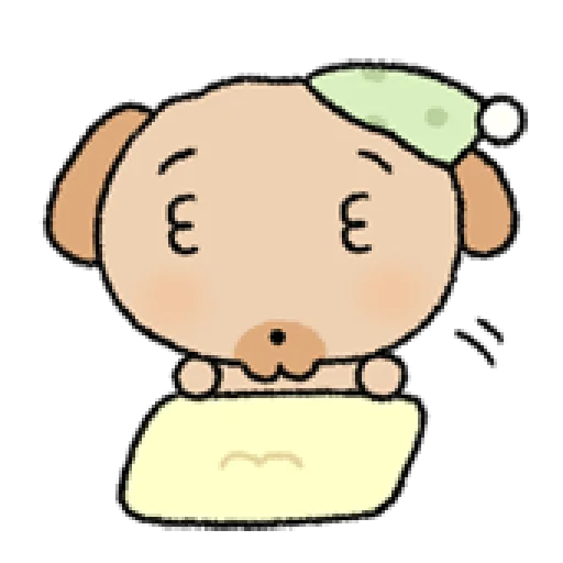 😴 Стикер «tanmoong puppy» для Telegram