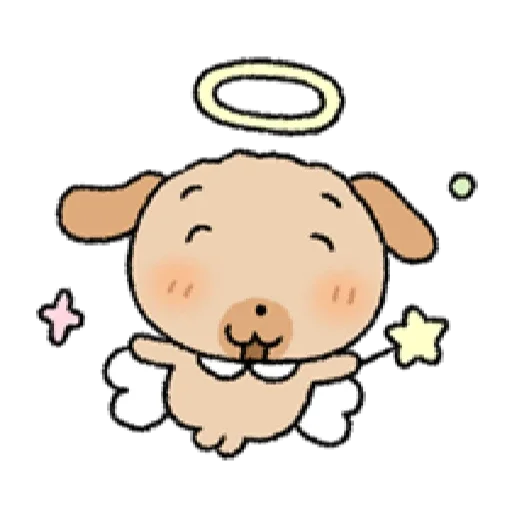 👼 Стикер «tanmoong puppy» для Telegram
