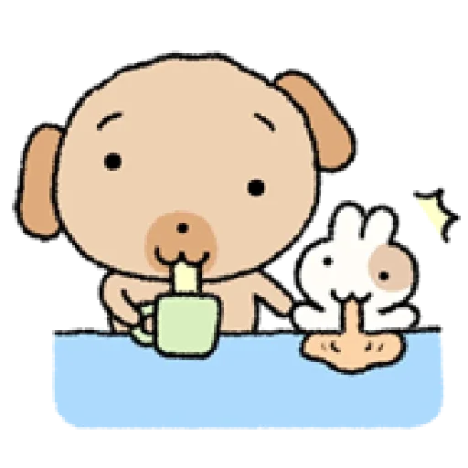 🤮 Стикер «tanmoong puppy» для Telegram