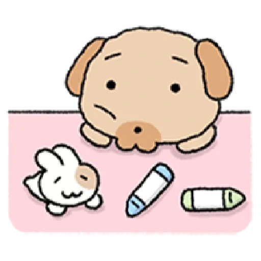 📚 Стикер «tanmoong puppy» для Telegram