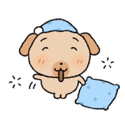 🛏️ Стикер «tanmoong puppy» для Telegram
