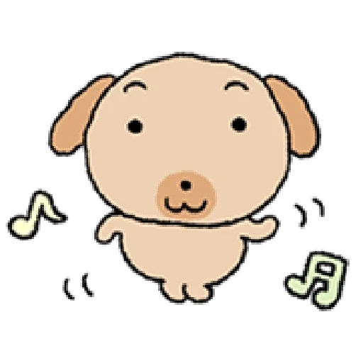 💃 Стикер «tanmoong puppy» для Telegram