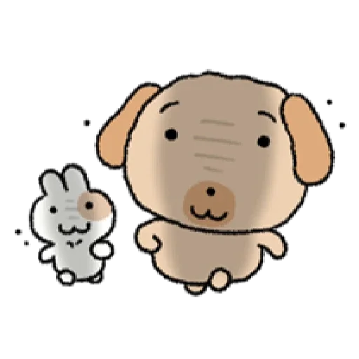 🫥 Стикер «tanmoong puppy» для Telegram