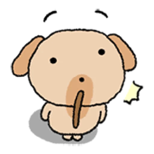 🤯 Стикер «tanmoong puppy» для Telegram