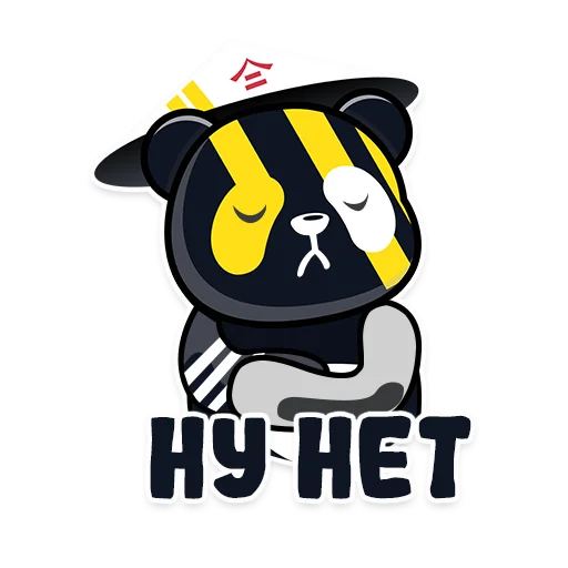 😒 Стикер «Тануки х Точка Любви» для Telegram