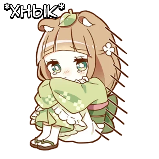 🌟 Стикер «Тануки-тян» для Telegram