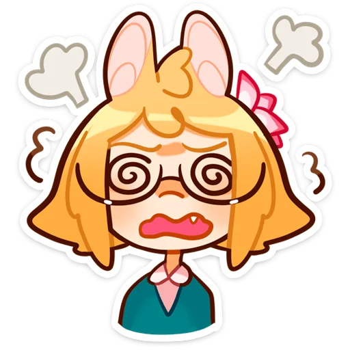 😵‍💫 Стикер «Таня без надписей» для Telegram
